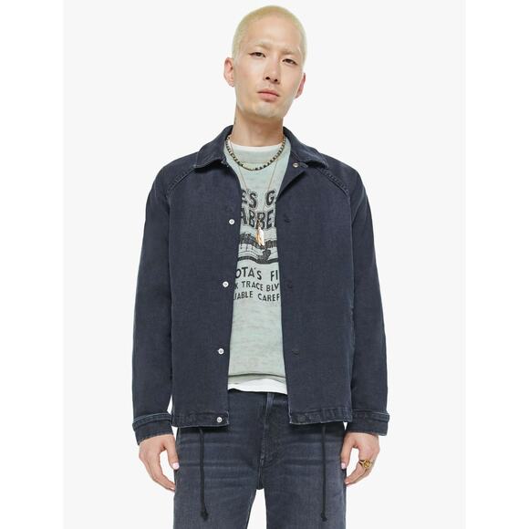 NWT Mother The Second String Men's Jacket in Midnight Oil Dark Gray Sz Medium 34 - Picture 1 of 10
